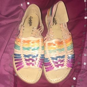 Authentic leather Mexican huaraches